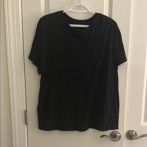 a new day Classic Black Short Sleeve Top
